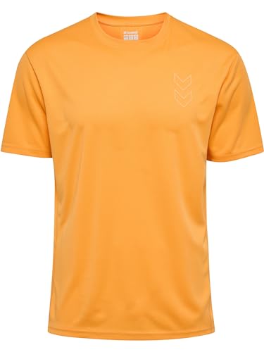 hummel Herren Hmlactive Pl Jersey S/S T-Shirt, Blazing Orange, XXL EU hummel Herren Hmlactive Pl Jersey S/S T-Shirt, Blazing Orange, XXL EU von hummel
