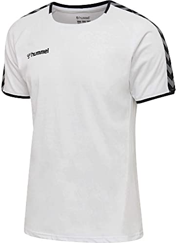 hummel Jungen Hmlauthentic Kids Training tee T shirt, Weiß, 164 EU von hummel