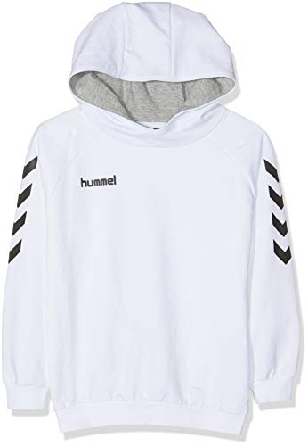 hummel Unisex Kinder Hmlgo Kids Cotton Hoodie Kapuzenpullover, Weiß, 164 EU von hummel