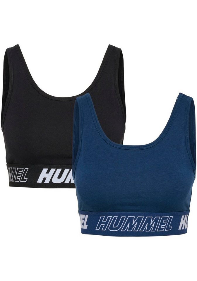 hummel T-Shirt HMLTE MAJA 2-PACK COTTON SPORTS TOP (2-tlg) von hummel