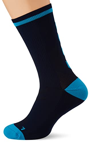hummel Unisex Elite indendørs sok lav pa Sock, BLACK IRIS/ATOMIC BLUE, 46 EU von hummel
