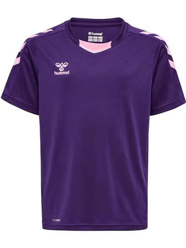 hummel Core XK Poly Trikot Kids Weiß lila, 10 (140) Kinder von hummel
