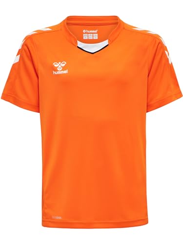 hummel hmlCORE XK Poly Jersey S/S Kids, ORANGE Tiger, 116 hummel hmlCORE XK Poly Jersey S/S Kids, ORANGE Tiger, 116 von hummel