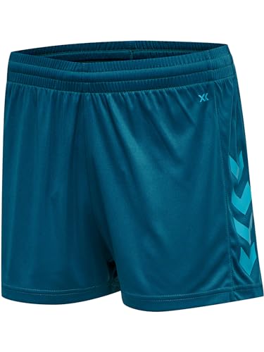 Hummel Damen Hmlcore Xk Poly Woman Shorts, Blue Coral, XL EU von hummel