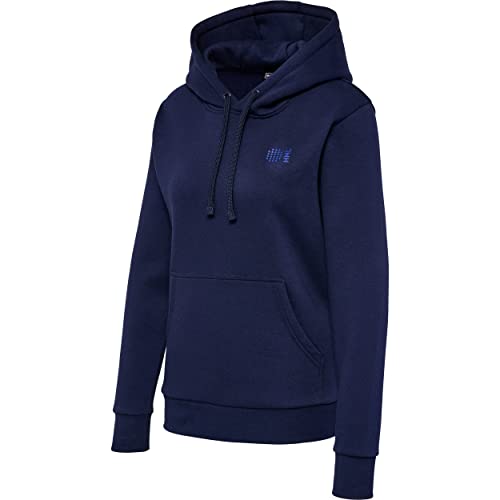 hummel hmlCOURT Baumwoll-Hoodie für Damen, Navy (7026), M von hummel