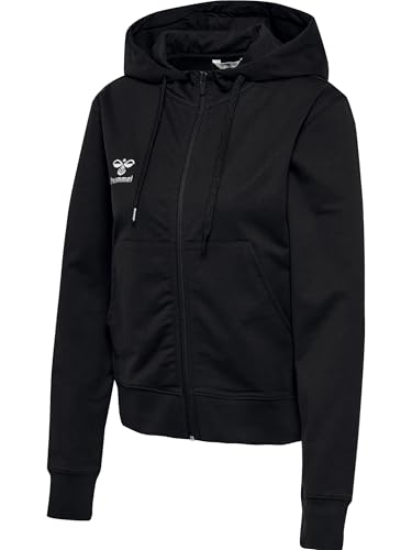 hummel Damen Hmlgo 2.0 Zip Hoodie Woman Sweatshirt, Schwarz, XXL EU von hummel
