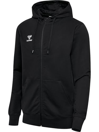 hummel Herren Hmlgo 2.0 Zip Hoodie Sweatshirt, Schwarz, XXL EU von hummel