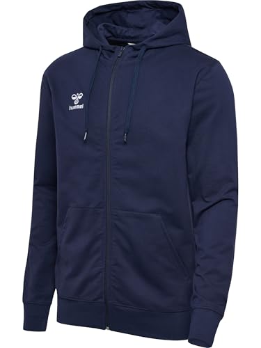 hummel Herren Hmlgo 2.0 Zip Hoodie Sweatshirt, Marine, XXL EU von hummel