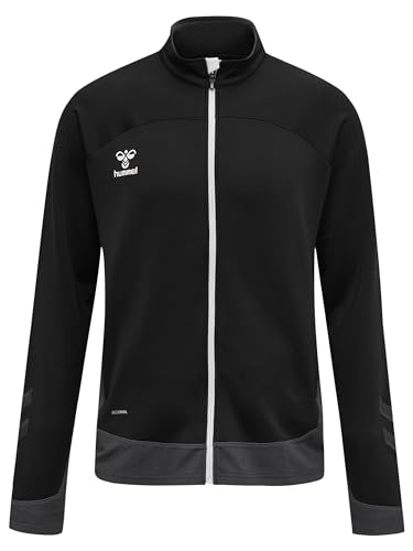 hummel hmlLEAD Poly Trainingsjacke Kids schwarz, 14 (164) Kinder von hummel
