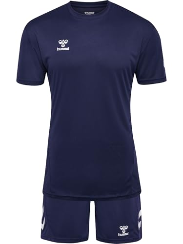 hummel Unisex Hmllogo Set T-Shirt, Marine, XXL EU von hummel