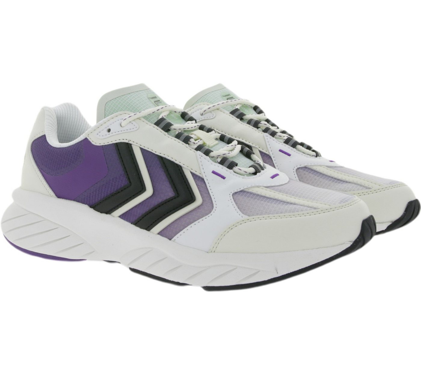 hummel hummel Sport-Schuhe bequeme 90s-Sneaker Reach LX 6000 Gradient Turnschuhe Weiß/Violett Sneaker von hummel