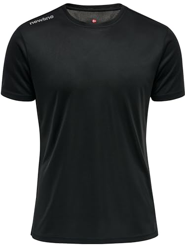 Newline Men's Men CORE Functional T-Shirt S/S, Schwarz, 2XL von newline