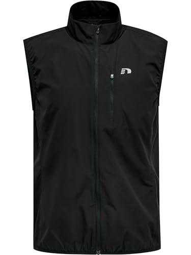 Newline Men's Men CORE Gilet Sports, Schwarz, L von newline