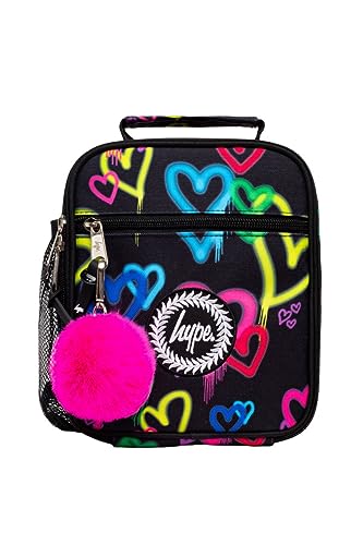 hype Lunchtasche, Graffiti-Herz, Schwarz von hype