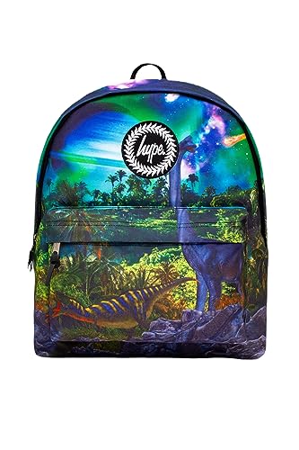 hype Unisex Rucksäcke für Schule, Zuhause, Bts, Arbeit, Wochenenden Rucksack (1 Stück), Aussterben des grünen tropischen Weltraums, Einheitsgröße, Casual von hype