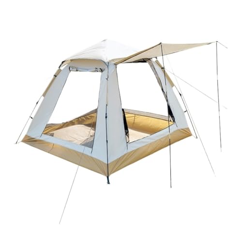 Zelt aufblasbar Tragbares Zelt for Den Außenbereich, Schnell Zu Öffnendes Faltzelt, UV-beständiges, Wasserdichtes Sonnenschutzzelt, Vollautomatisches Campingzelt Camping Tent (Color : Orange, Size : von hytway