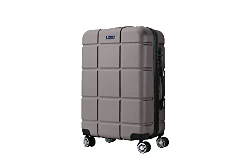 i INDIVITEM'S XHA160 Koffer Hartschalenkoffer Reise Trolley Bag ABS Größe L Brown von i INDIVITEM'S