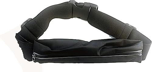 Dehnbare elastische Bauchtasche ideal für Sport und Reise Lauftasche Sichere Verstauung und unauffälliges Tragen Gürteltasche für Outdoor von i-mex