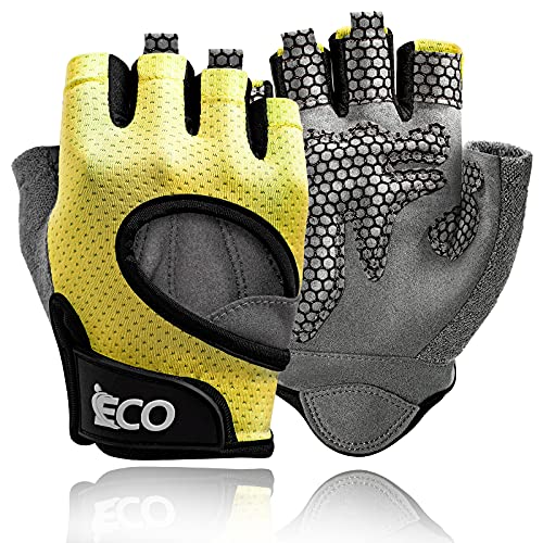 iECO Fitness Handschuhe Trainingshandschuhe für Krafttraining, Bodybuilding, Kraftsport, Crossfit Damen&Herren von iECO