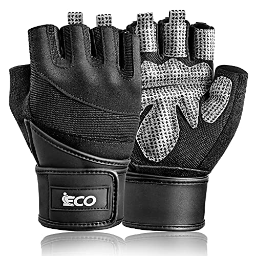 iECO Fitness Handschuhe Trainingshandschuhe für Krafttraining, Bodybuilding, Kraftsport, Crossfit Damen&Herren von iECO