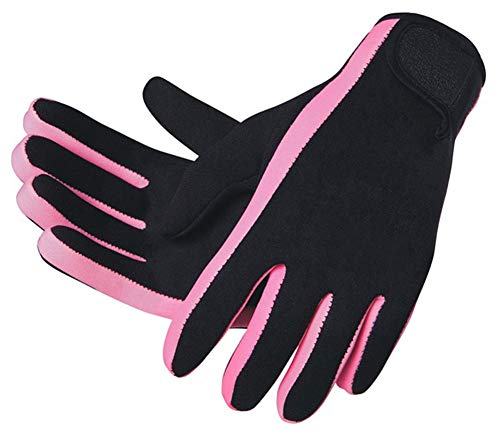 Tauchhandschuhe Premium Neoprenhandschuhe hochelastisch Handschuhe 1.5mm für Sport im Wasser Tauchen Segeln Surfen schwarz
