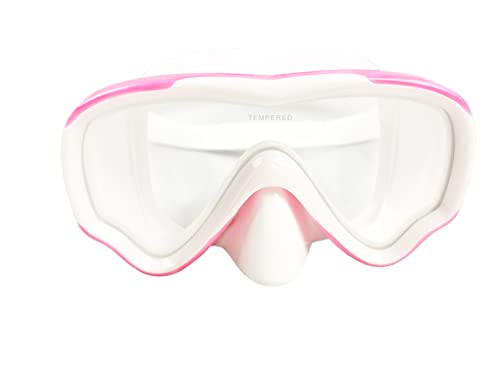 Kinder Taucherbrille Tauchmaske Anti-Fog Anti-Leck Schnorchelbrille Schwimmbrille Schwimmen Brille Schutzbrillen Wasserdicht Tempered Glas Maske für Kinder Mädchen Jungen 5-10 Jahre von iEasey