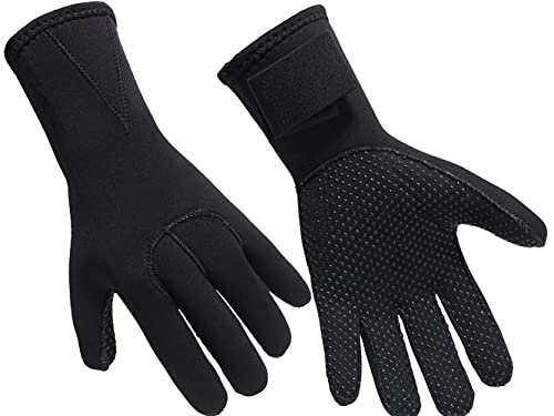 iEasey Ultimative Neopren-Handschuhe, 3 mm dick, Thermo-Handschuhe, rutschfest, Tauchhandschuhe, Schnorcheln, Kajak, Segeln, Paddel, Surfen, Schwimmen, Wassersporthandschuhe von iEasey