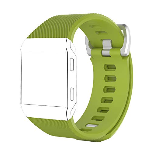 iFeeker Fitbit Ionic Smartwatch Ersatz Armband Riemen, Zubehör Einstellbare Soft Silikon Sport Armband für Fitbit Ionic Fitness Smart Watch von iFeeker
