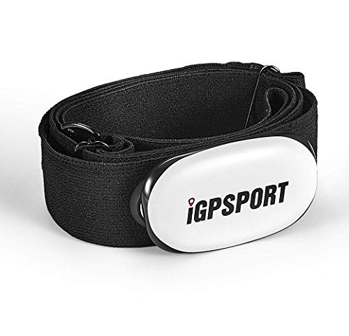 iGPSPORT HR40 Herzfrequenzmesser Wasserdichtes IPX7 Bluetooth & ANT + und Brustgurt Pulsuhren zum Laufen Radfahren Fitnessstudio kompatibel mit Garmin Polar Wahoo von iGPSPORT