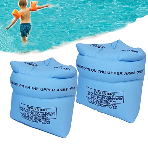 1 Paar Roll-up Aufblasbare Schwimmflügel für Kinder 1-6 Jahre Baby Schwimmflügel Schwimmhilfe Mädchen Jungen Schwimmlernhilfe sichere Schwimmhilfe im Hallenbad von iNelihoo