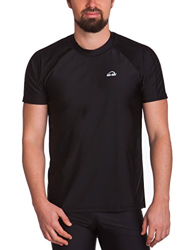 IQ UV Herren IQ-UV 300 Shirt Kurzarm Loose Fit UV T-Shirt, black, S von iQ-UV
