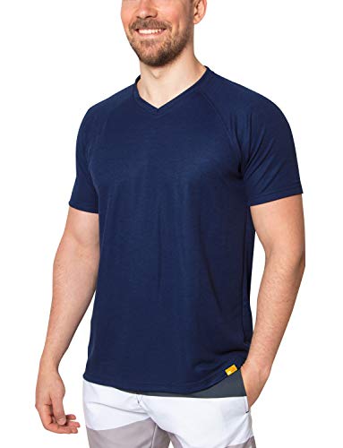 IQ UV Schutzkleidung Herren UV Shirt, Navy2XL/56 von iQ-UV