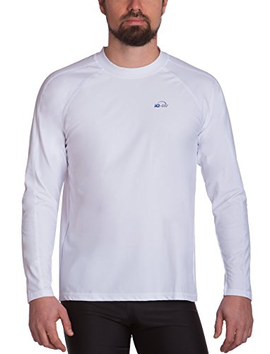iQ-Company Herren UV Kleidung 300 Shirt Loose Fit Long Sleeve, weiß, XXL, 6491222100 von iQ-UV