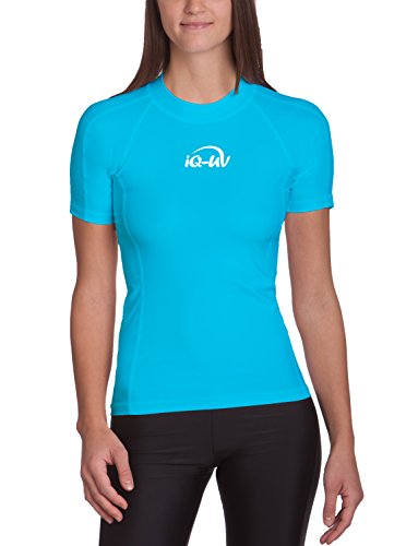 iQ-UV Damen 300 Slim Fit UV T-Shirt, Türkis, XXS (34) von iQ-UV