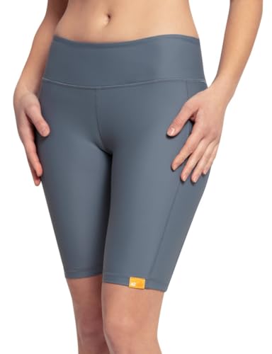 iQ-UV Damen hoher Bund Yoga Shorts, ash, XL von iQ-UV
