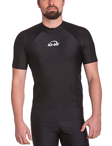 iQ-UV Herren UV 300 Slim Fit Kurzarm T-Shirt, schwarz (Schwarz_2800), XXL (56) von iQ-UV