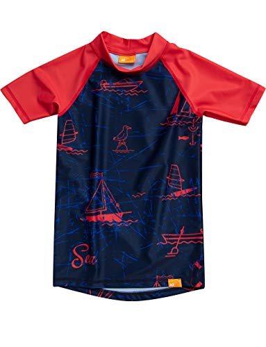 iQ-UV Jungen Strand und Meer Schwimmen Shirt, royalnavy, 104 von iQ-UV