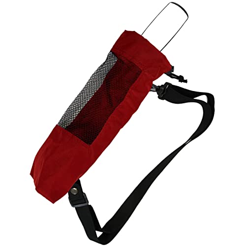 Taschenschirm Trekking Hülle zum Umhängen - Rot von iX-brella