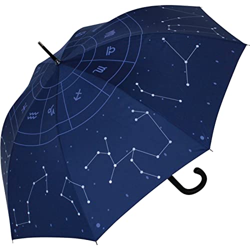 iX-brella Reflex Regenschirm Star Sign mit reflektierenden Sternbildern - Stockschirm Automatik von iX-brella