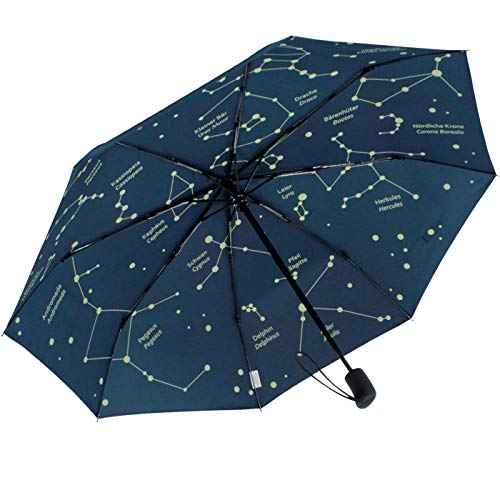 iX-brella Regenschirm Astro Sternenhimmel - Taschenschirm Auf-Zu-Automatik von iX-brella