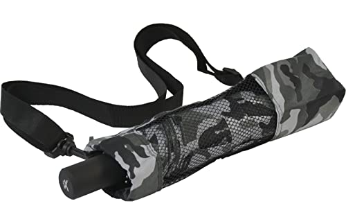 iX-brella Trekking XL Taschenschirm 115 cm groß mit Umhängetasche Camouflage stone von iX-brella