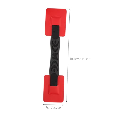 ibasenice 2 Stück Paddelgriffe Für Kajaks Kanugriff Kajaks Seitliche Montage Tragegriff Hardware Griff Surfbrettgriff Bequemer Griff Kanu Griffe Rot von ibasenice