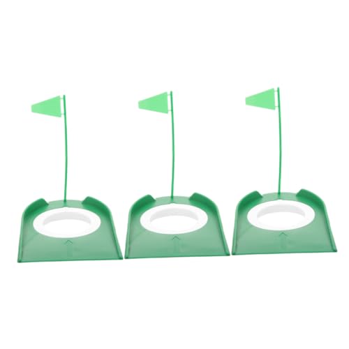 ibasenice 3 Stück Teiliges Golf Putting Loch Indoor Putting Cup Hole Trainingshilfe mit Fahne Golf Putt Trainingsgerät für Zuhause und Übung ibasenice 3 Stück Teiliges Golf Putting Loch Indoor Putting Cup Hole Trainingshilfe mit Fahne Golf Putt Trainingsgerät für Zuhause und Übung von ibasenice