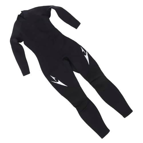 ibasenice Damen Neoprenanzug Langarm Schwimmanzug Neopren Wärmeisolierend Einteilig Flexibel für Tauchen Schnorcheln Surfen Schwarz von ibasenice