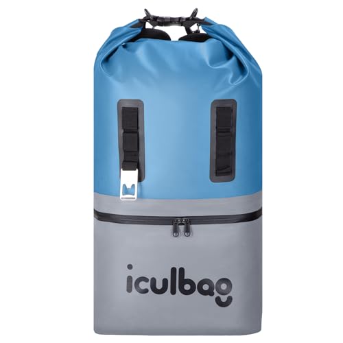 Iculbag 20L Rucksack-Kühler, isoliert, auslaufsicher, für Damen und Herren, für Camping, Wandern, Strand, Samll weiche Eiskühltaschen, isoliert, 6 Stunden Kühlung von iculbag