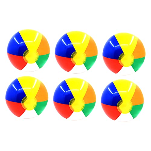 ifundom 12 Stück PVC Ball Aufblasbarer Ball Kinder Strandball Kinder Schwimmspielzeug von ifundom