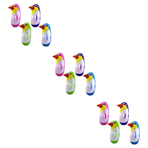 ifundom 18 Stück Aufblasbarer Becher Für Kinder Aufblasbares Spielzeug Für Kinder Pinguin Spielzeug Kinder Stanzspielzeug Aufblasbarer Pinguin von ifundom