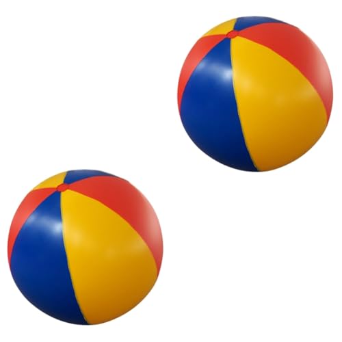 ifundom 2St Wasserball Kinder sandspielzeug Kinder strandspielzeug Schwimmbecken Schwimmbad Aufblasbare Strandbälle Schwimmbälle für den Strand drinnen aufblasbarer Ball Outdoor-Ball PVC von ifundom