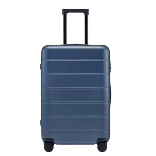 ikleu Koffer Koffer 20-Zoll-Universalräder 24-Zoll-Trolley 28-Zoll-Koffer Student-Passwort-Boarding-Koffer Suitcase (Color : Blue, Size : 24in) von ikleu