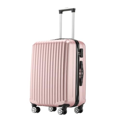 ikleu Koffer Robuster Und Langlebiger Gepäck-Trolley, Unisex Spring Festival Air Boarding Case, Modische Lenkrolle Suitcase (Color : Gold, Size : 24in) von ikleu